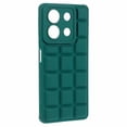 thumbnail image 3 of For Xiaomi Redmi Note 13 5G Cell Phone Case Down Jacket TPU Bump Proof Back Shell - Blackish Green, 3 of 5