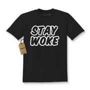 Angle View: Stay Woke #StayWoke Black Lives Matter Kids T-shirt