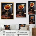 thumbnail image 4 of Designart "Elegance of Gold Phonographs II" Fashion Framed Wall Art - Glam Gold Phonographs Entryway Framed Wall Art, 4 of 6