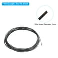 thumbnail image 2 of Uxcell 1mm Bonsai Training Wire Floral Wire Stems Anodized Aluminum Tree Wire 16.4 Feet Total Black 1 Rolls, 2 of 6