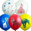 set of 50 carnival circus animals balloons party supplies decorations-sea lion/horse / elephant/tent balloon