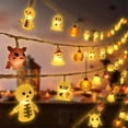 thumbnail image 2 of Halloween Pumpkin Lights Halloween Decorations Upgrade Hanging Lights Halloween String Lights For Home Decor Led Lights For Bedroom Yard Front Porch Halloween Decorations, 2 of 6