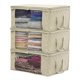 thumbnail image 5 of Advancent Los cajones de almacenamiento plegables debajo de la cama de 3 piezas organizan pertenencias con facilidad ropa no tejida duradera Almacenamiento y organización del hogar TYPE3, 5 of 6
