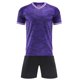 thumbnail image 1 of Odeerbi Niños Niñas Rápido Seco Fútbol Formación Uniforme Conjunto Gradiente Manga Corta Camiseta Shorts Malla Conjunto Atlético Para 1-12 Años, 1 of 5