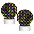 thumbnail image 2 of Naloa Mardi Gras1 Acrylic LED Night Light Custom LED Lights Personalized Nightlight Customized Gifts for Family Couples Friends, 2 of 9