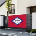 thumbnail image 2 of DouZhe America Usa Arkansas State Flag Sign Banner, Blue Stars Hanging Banners Backdrop Festive Party Decor for Indoor Outdoor, 47 x 71 Inches, 2 of 7