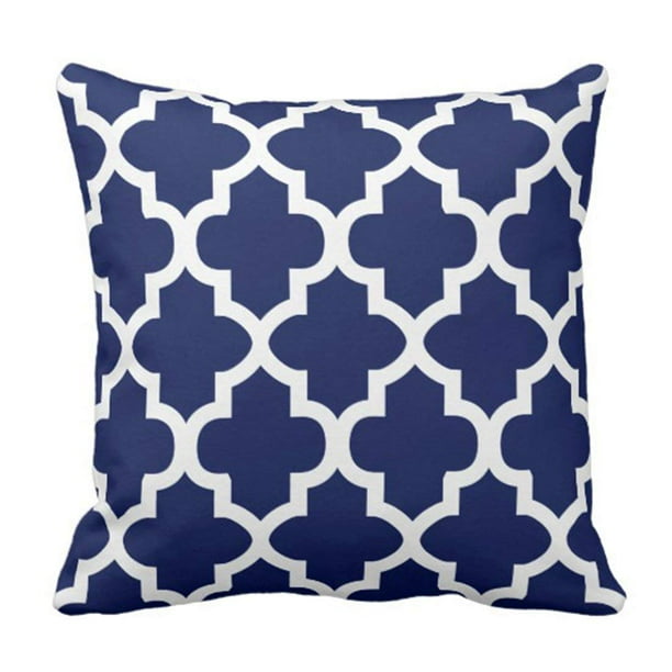 Navy and white cushion cheap covers