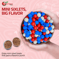 thumbnail image 5 of NY SPICE SHOP Red, White, and Blue Sixlets - 3 Pound - Red, White, and Blue Candy - 4th of July Candy - Patriotic Candy - Memorial Day Candy, 5 of 7