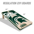thumbnail image 3 of YouTheFan NCAA Michigan State Spartans 2' x 4' Cornhole Game, 3 of 6