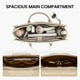 thumbnail image 2 of Bolsa de trabajo impermeable LOVEVOOK para portátil de 15.6 pulgadas, color beige, para mujer, 2 of 9