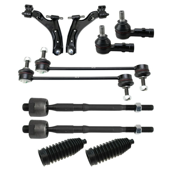 TRQ Front Control Arms Tie Rods & Links Kit Fits 2013-2016 Chevrolet Spark PSA32135