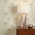 thumbnail image 2 of PE10042 Gold Leaf Peonies | Designer Removable Peel and Stick Wallpaper, 2 of 7