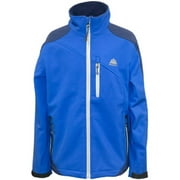 SNOZU Boys Fleece-Lined Softshell Jacket (S (7/8),Royal Blue/Peacoat)