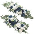 thumbnail image 1 of 2 piezas artificiales hechas a mano, guirnalda colgante, guirnalda , arco de fondo, flor para pared de arco, decoración del Azul BLESIY botín de arco de boda, 1 of 6