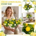 thumbnail image 2 of StlyGar 1 Pcs Lemon Centerpiece for Tables 7.75 Inch Artificial Lemon Kitchen Decorations Mini Fake Potted Plant Spring Summer Decor for Indoor Outdoor Living Room Home, 2 of 7
