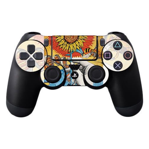 Skin For Sony Ps4 Controller Sunflower Dna Protective Durable And Unique Vinyl Decal Wrap Cover Easy To Apply Remove And Change Styles Walmart Com Walmart Com
