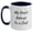 White/Navy, variant on Funny Chef Gifts - My Heart Belongs To A Chef Two Tone Coffee Mug, Black and White, Red and White, Navy and White, Pink and White - Gifts from Men, Women, Friends, Coworkers, Family