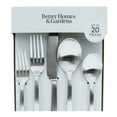 thumbnail image 4 of Cubiertos Better Homes & Gardens de Acero Inoxidable Plateado 20 Piezas, 4 of 4