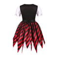 thumbnail image 3 of Halloween Pirate Costume Set for Women Adult Hollow Out Backless Design Knitted Fabric Performance Suit for Holiday Party Stage Cosplay, 3 of 7