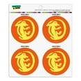 thumbnail image 1 of Hidden Temple Orange Iguanas Refrigerator Fridge Locker Vinyl Circle Magnet Set, 1 of 1
