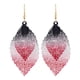 thumbnail image 2 of Xihbxyly Pendientes Bohemios de Doble Capa con Hojas Huecas Multicolores, Accesorios para Mujer, 2 of 2