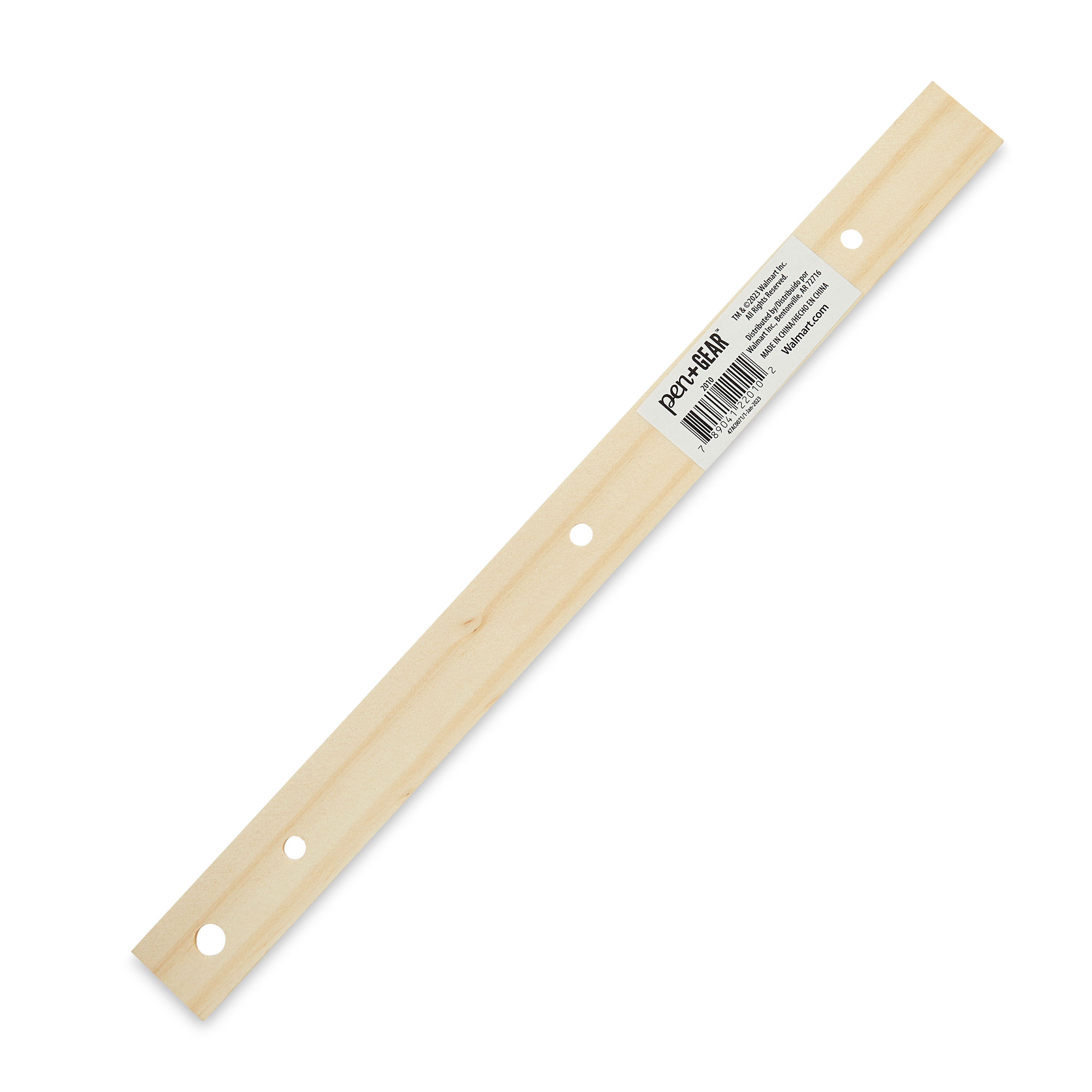 Regla de madera Pen + Gear, 12 pulgadas, ideal para nivel educativo de primaria a preparatoria 6