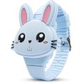 thumbnail image 1 of Montre pour Enfants, Montre Numérique Fille Forme Mignonne Led Mode Bracelet en Silicone Design à Coque, 1 of 5