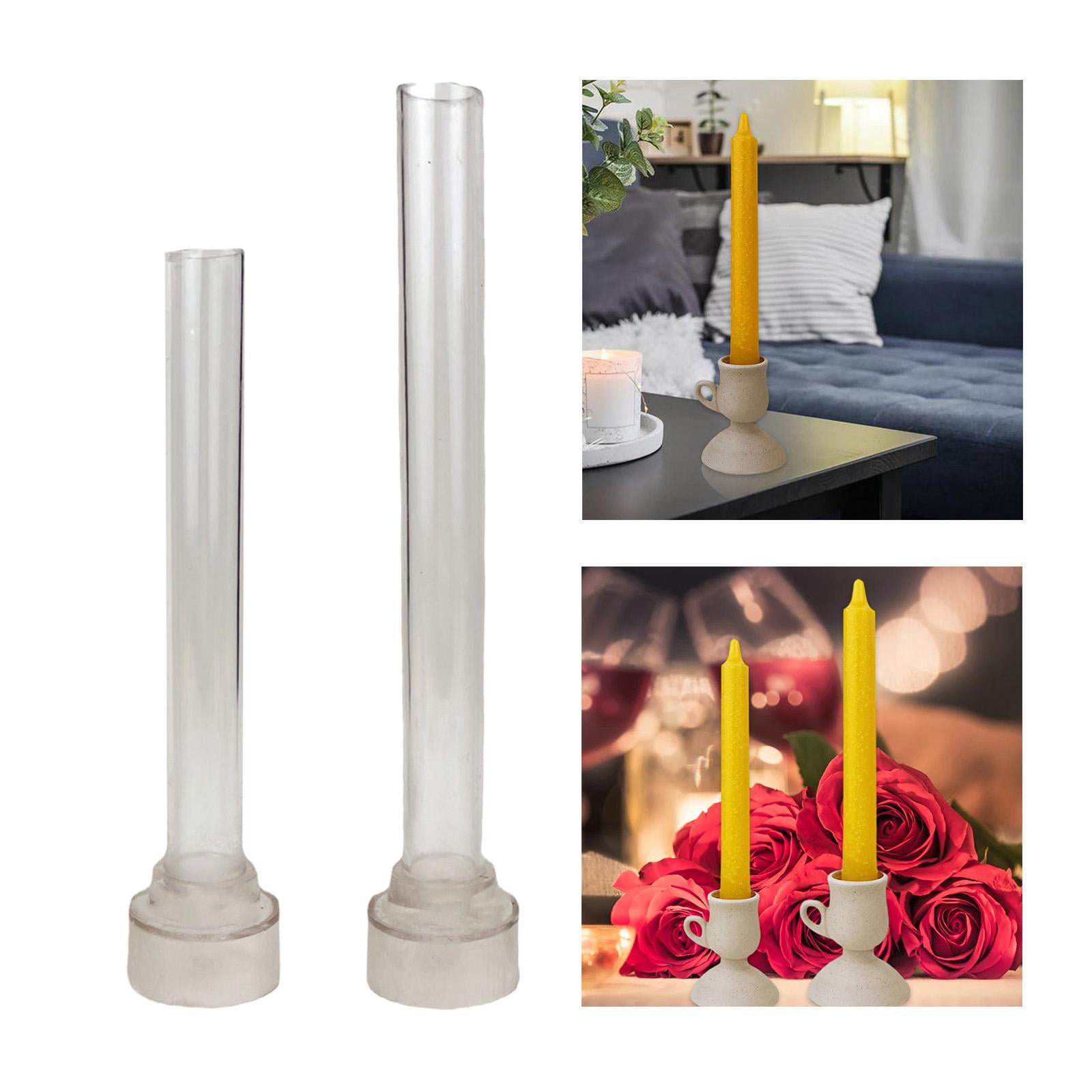FVDPWYE Long Taper Candle Mold Candles Making Craft for Wedding Dinner Home Parties