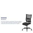 thumbnail image 5 of BizChair Big & Tall 400 lb. Rated Black Mesh Executive Swivel Ergonomic Office Chair, 5 of 13