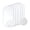 White, variant on Tillyou 6 Pack Waterproof Changing Pad Liners 100% Cotton Reusable Cloth Diaper Changing Pads, Gray
