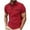 Red, variant on Xuniizn Mens Short Sleeve T-Shirts, Big & Tall Button Down Solid Color Casual Breathable Golf Shirts with Pockets, Soft Cozy Loose Business Dress Shirt, S-3XL