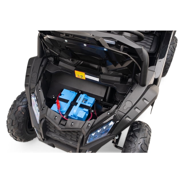 KingToys Black XXL Dune Buggy XR 24V/180W Ride-On Buggy, Brushless Motor, Inflatable Tires, Without RC