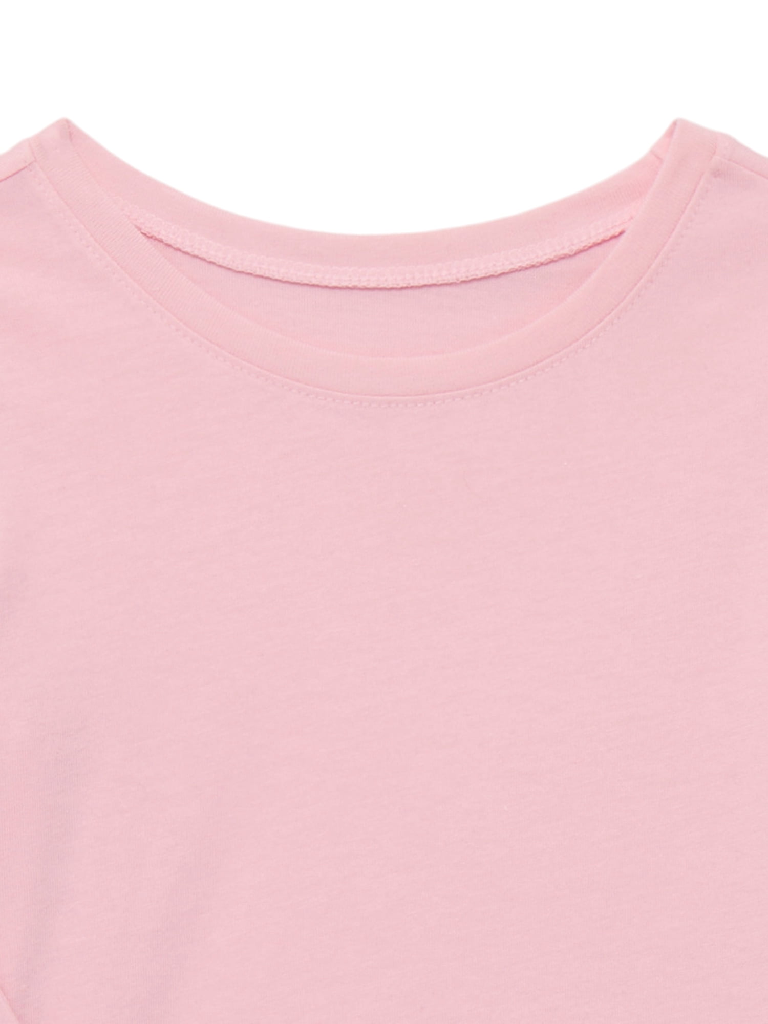 Garanimals Toddler Girl Long Puff Sleeve Solid T-Shirt, Sizes 18M-5T