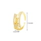 thumbnail image 4 of Qarigey Anillo con diseño de cremallera para mujer, anillos ajustables con apertura personalizada, decoración, joyería, accesorio de regalo, fiesta de Ropa, zapatos y accesorios Miscelánea Qarigey AP014940-00, 4 of 6