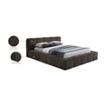 thumbnail image 2 of Meridian Furniture Carlin Brown Chenille Fabric King Bed, 2 of 7