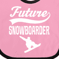 thumbnail image 4 of Inktastic Future Snowboarder Boys Snowboarding Boys Baby Bib, 4 of 4