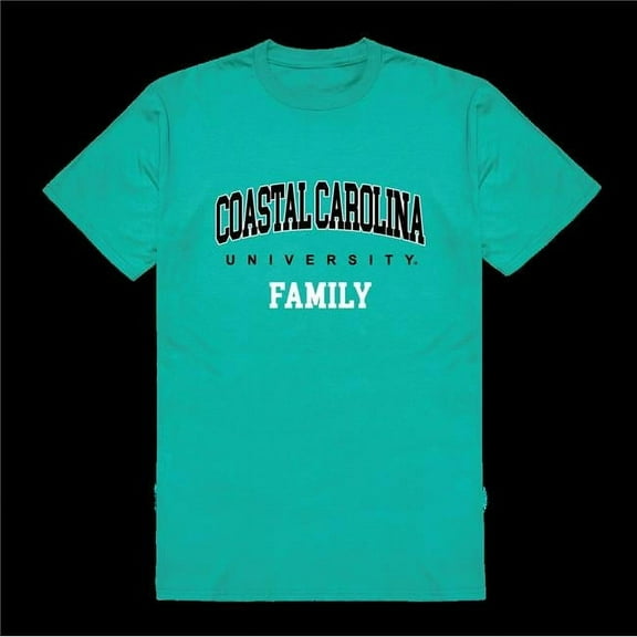 W Republic 571-116-TEA-02 Coastal Carolina University Chanticleers Family T-Shirt, Tea - Medium