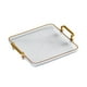 thumbnail image 5 of Bandeja para servir almacenamiento de joyas, bandeja para servir tazas de café, organizador de baño, bandeja de tocador para dormitorio, baño, casa, Claro, 5 of 8