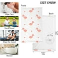thumbnail image 3 of GZHJMY Cute Flamingo Hearts Hand Towel Cotton Soft Absorbent Bath Hand Towels Decor, Multipurpose for Kitchen, Hotel, Spa, Yoga, Gym, Set of 2, 3 of 7