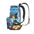 thumbnail image 3 of Fullmetal Alchemist Backpack Cartoon Backpacks Travel Laptop Daypack 17 Inch Bags for Men Women, 3 of 8