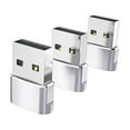 thumbnail image 1 of Adaptador portátil 3x Tipo .1 a USB 2.0 Plug and Play Rendimiento estable Argén, 1 of 9