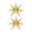 Golden, variant on Gymnture christmas 3D Large Star Paper Lantern for Christmas Party Home Decoration (2pcs)
