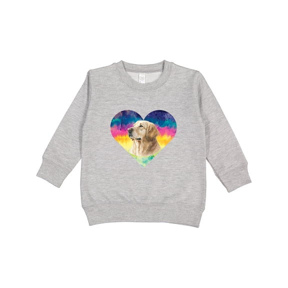 Inktastic Golden Retriever Dog Retro Toddler Sweatshirt