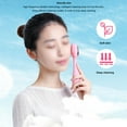thumbnail image 3 of Electric Face Scrubber, Facial Cleansing Brush Multifunctional Massaging  for Daily Use Pink, 3 of 7