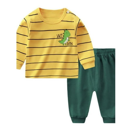 

MarinaVida Little Boys Girls Pajamas Sets 100% Cotton Long Sleeve Pjs