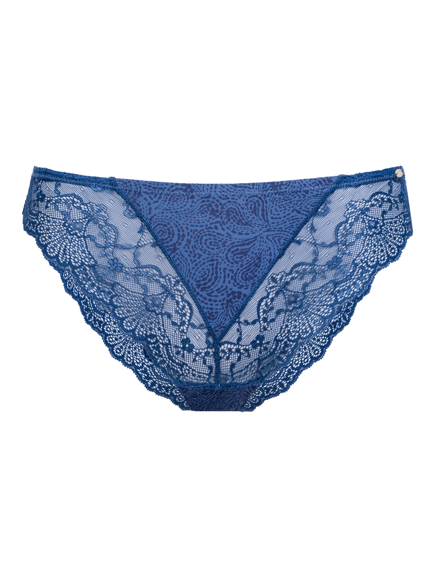 Jessica Simpson Women's Micro Lace Cheeky Panty, 2-Pack, Size S-XXXL