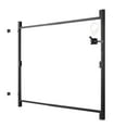 thumbnail image 2 of Black Metal Fence Gate Kit, Fits 40-72 Inch Gaps & 4-5 Ft Tall Fences, Durable & Sturdy, 2 of 11