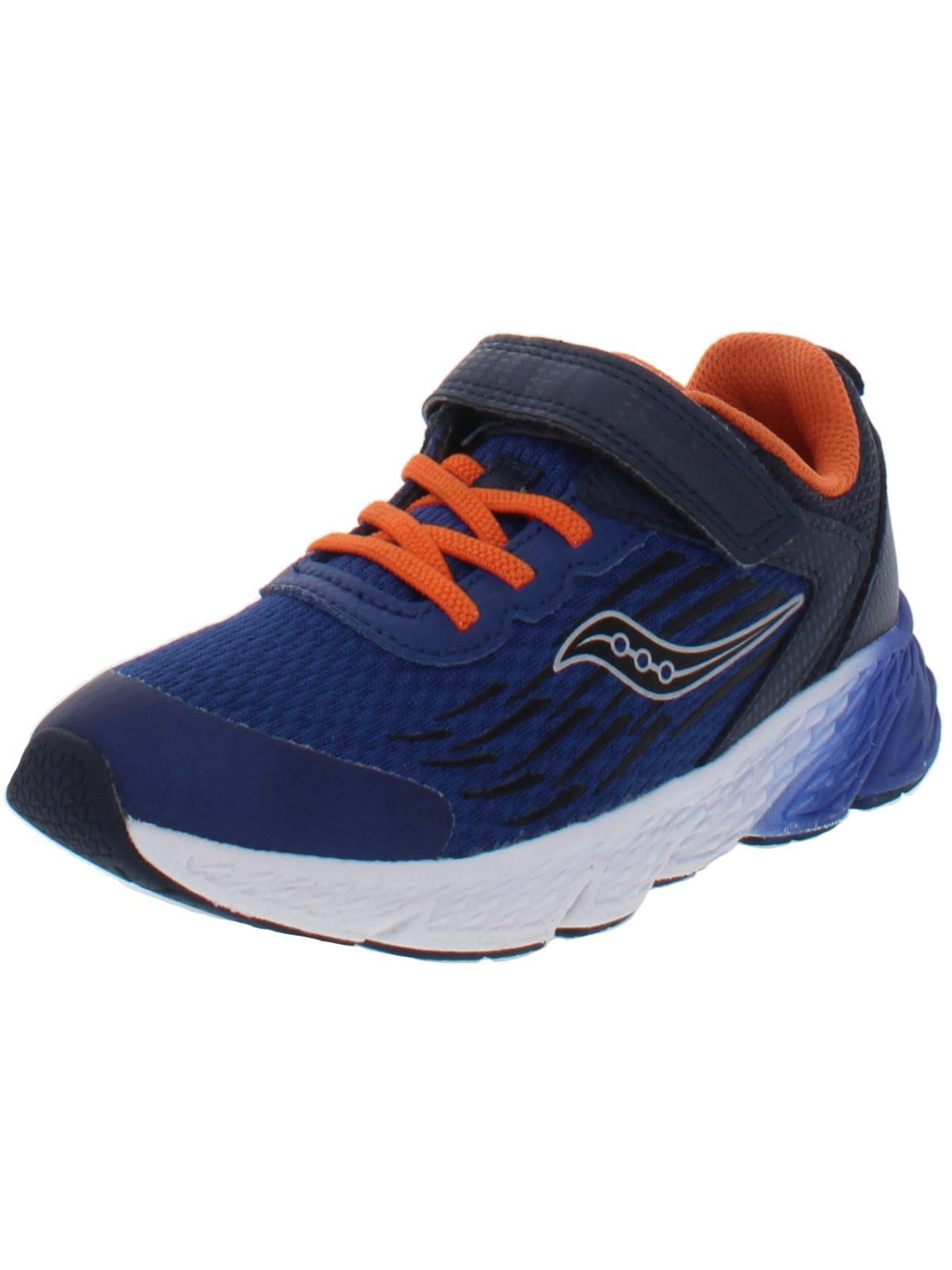 Saucony - Saucony Boys S-Wind A/C Leather Running Shoes Navy 13 Medium ...