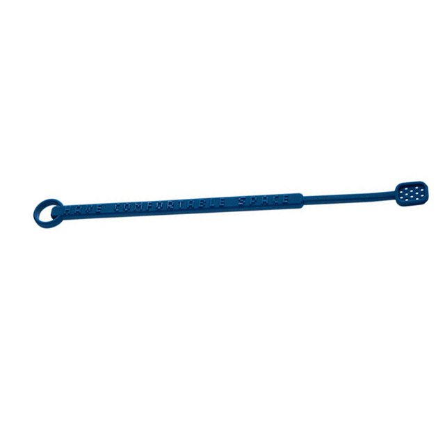 Inteprter Varilla agitadora de silicona para té de la leche, agitador para Hotel, cafetería, Bar, festival, restaurante, cocina, varilla mezcladora Mostrada Azul oscuro Inteprter HA064827-01B