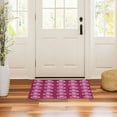 thumbnail image 6 of Outdoor Doormats with Non-Slip TPE Backing Red Pumpkins on Purple - Heavy-Duty Bath Rug for Entryways Patios and Garages, 6 of 8